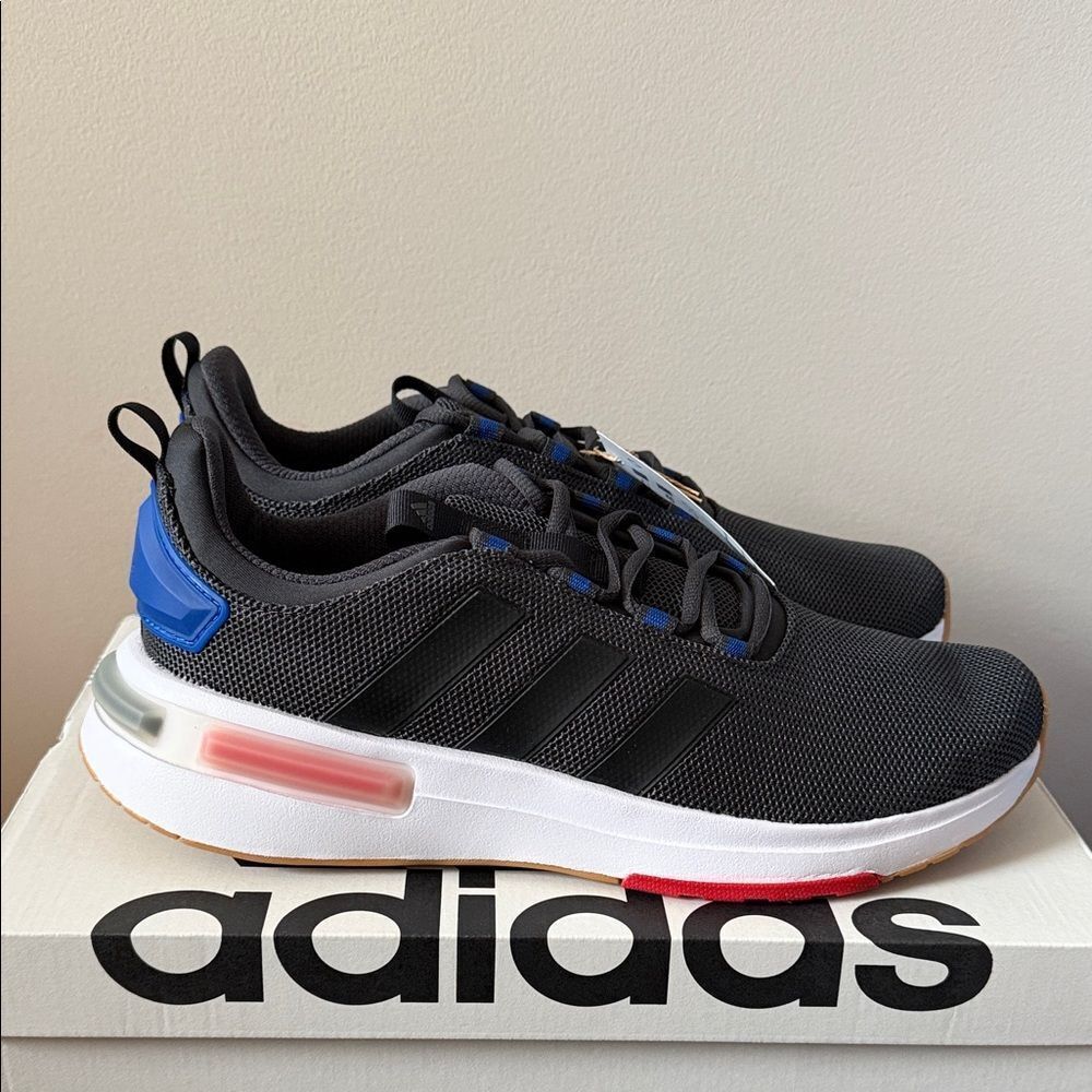 Adidas Racer TR23 Black Red Blue IG7328 Men’s Size 10